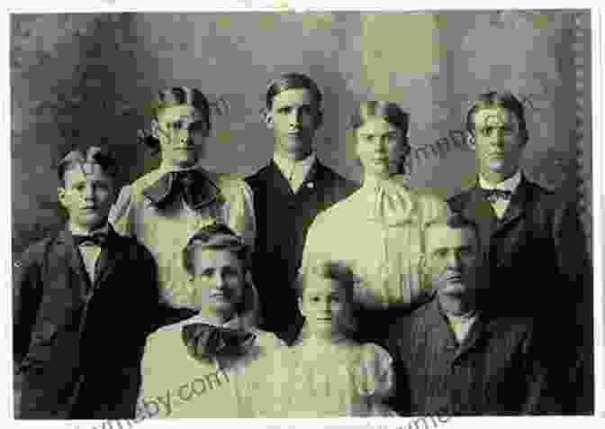 A Faded Black And White Photograph Of A Large Family Gathered On The Porch Of An Old Victorian House. Just Don T Mention It (Dimily Trilogy 4)