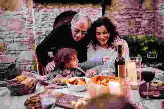 A Family Sharing A Traditional Italian Meal Love In A Tuscan Kitchen: Savoring Life Through The Romance Recipes And Traditions Of Italy