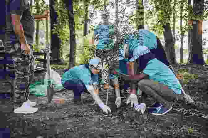 A Group Of Volunteers Planting Trees In A Reforestation Project, Their Hands Working Together To Restore A Vital Ecosystem. This Is Our World: From Alaska To The Our Book Library Meet 20 Children Just Like You