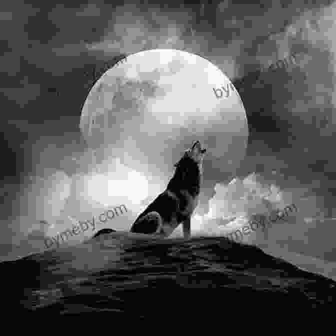 A Lone Wolf Dog Howling At The Moon, Symbolizing Its Solitary Journey In Minecraft. Diary Of A Minecraft Lone Wolf (Dog) 3: Unofficial Minecraft Diary For Kids Teens Nerds Adventure Fan Fiction (Skeleton Steve Diaries Collection Dakota The Lone Wolf)