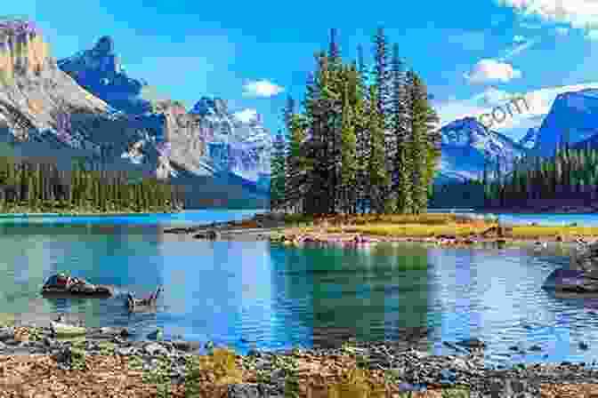 A Panoramic View Of Jasper National Park, Showcasing The Vibrant Colors Of Maligne Canyon And The Serene Beauty Of Maligne Lake. Canadian National Parks: World Tour