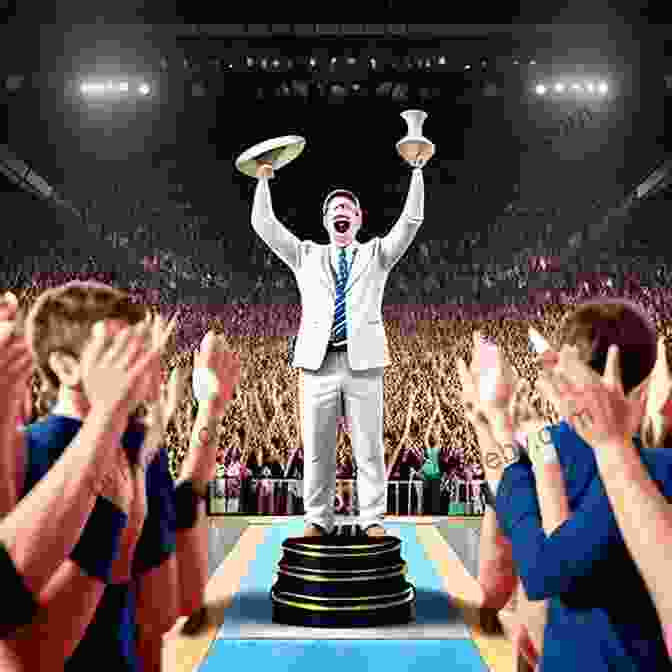 A Photograph Of The Overall World Frisbee Champion Standing On The Podium, Holding The Trophy Aloft, With A Beaming Smile. Chasing Disc Golf And The Overall Title: Confessions Of The Overall World Frisbee Champion