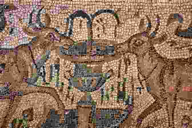 A Roman Mosaic Depicting A Food Scene Love In A Tuscan Kitchen: Savoring Life Through The Romance Recipes And Traditions Of Italy