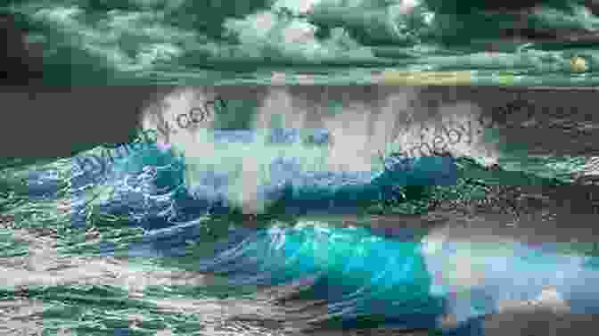 A Stormy Sea With Crashing Waves Against A Rocky Coastline Siren S Call (Rainshadow 4)