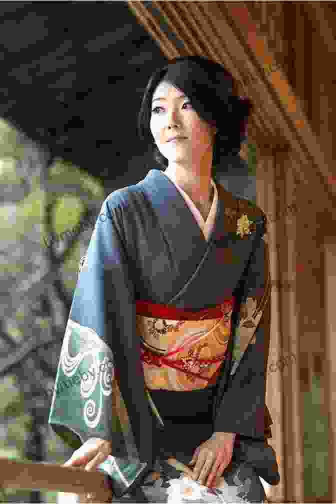 A Woman Wearing A Kimono Writing In A Traditional Japanese Room Lets Write A Wearing A Kimono: Japanese Edition Syuppan Shiyouze (Makikomi Books)