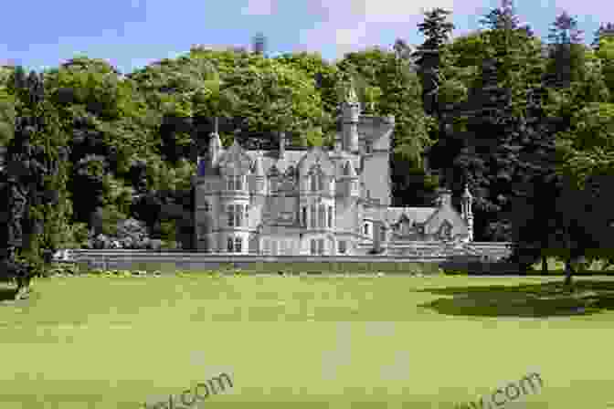 Aerial View Of A Magnificent Scottish Castle Set Amidst Rolling Green Hills Claymore And Kilt: Tales Of Scottish Kings And Castles