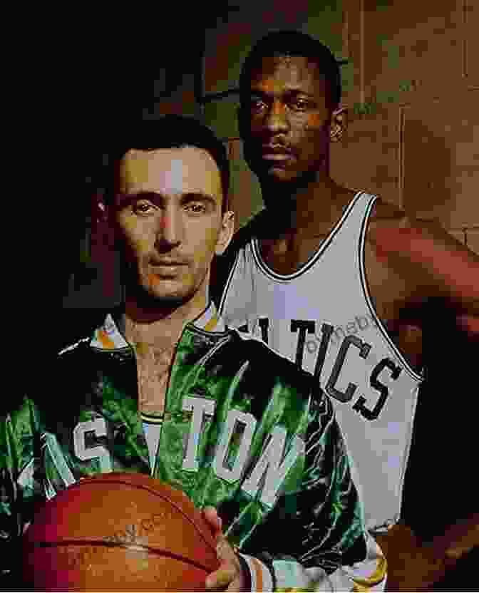 Bill Russell And Bob Cousy With Championship Banner Sports Illustrated The Boston Celtics At 75