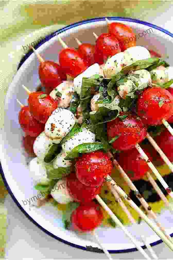 Colorful Caprese Skewers With Fresh Mozzarella, Tomatoes, And Basil Taste Of Home Farm To Table Cookbook: 279 Recipes That Make The Most Of The Season S Freshest Foods All Year Long