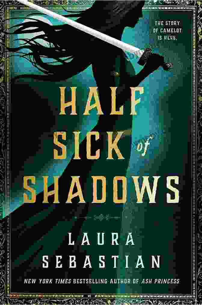 Half Sick Of Shadows Book Cover Featuring A Young Woman In A Flowing Dress Surrounded By Ethereal Shadows And A Distant Castle Half Sick Of Shadows Laura Sebastian