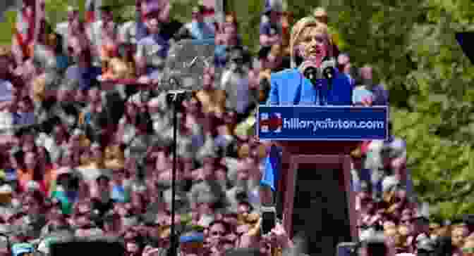 Hillary Clinton Speaking At A Rally Female Force: Women In Politics: Hillary Clinton Sarah Palin Michelle Obama And Caroline Kennedy: A Graphic Novel