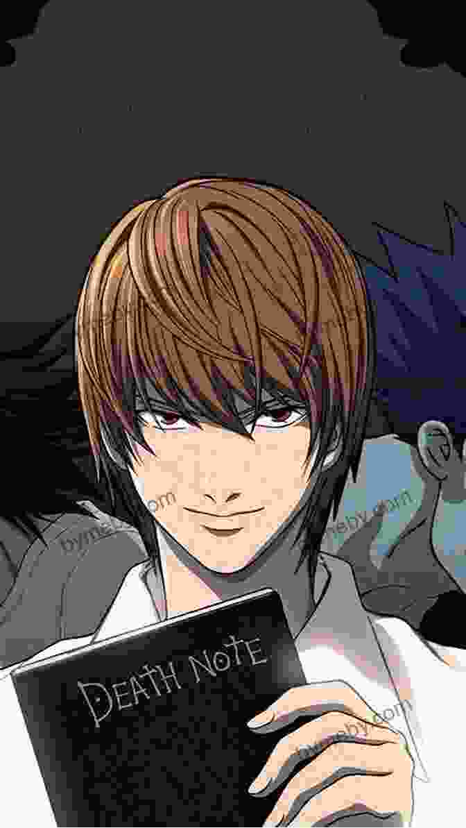 Light Yagami Holding The Death Note Death Note Vol 3: Hard Run