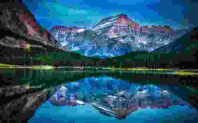 Majestic Mountains Reflected In A Tranquil Lake, Glacier National Park Mountain Magic Photography: Glacier National Park