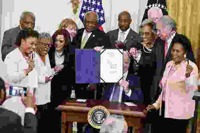 President Joe Biden Signing The Bill Into Law That Established Juneteenth As A National Holiday. The Story Of Juneteenth: An Interactive History Adventure (You Choose: History)
