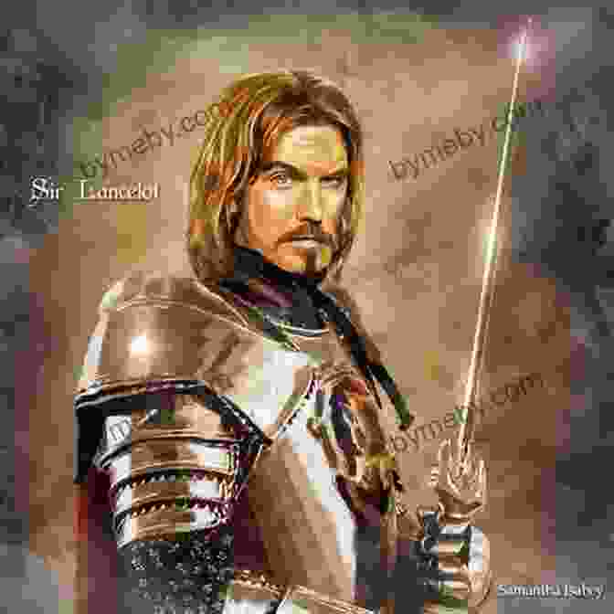 Sir Lancelot, The Epitome Of Chivalry, Stands Tall In Shining Armor, His Face Etched With Determination And Unwavering Loyalty. Tales From Camelot 8: LADY Part 2