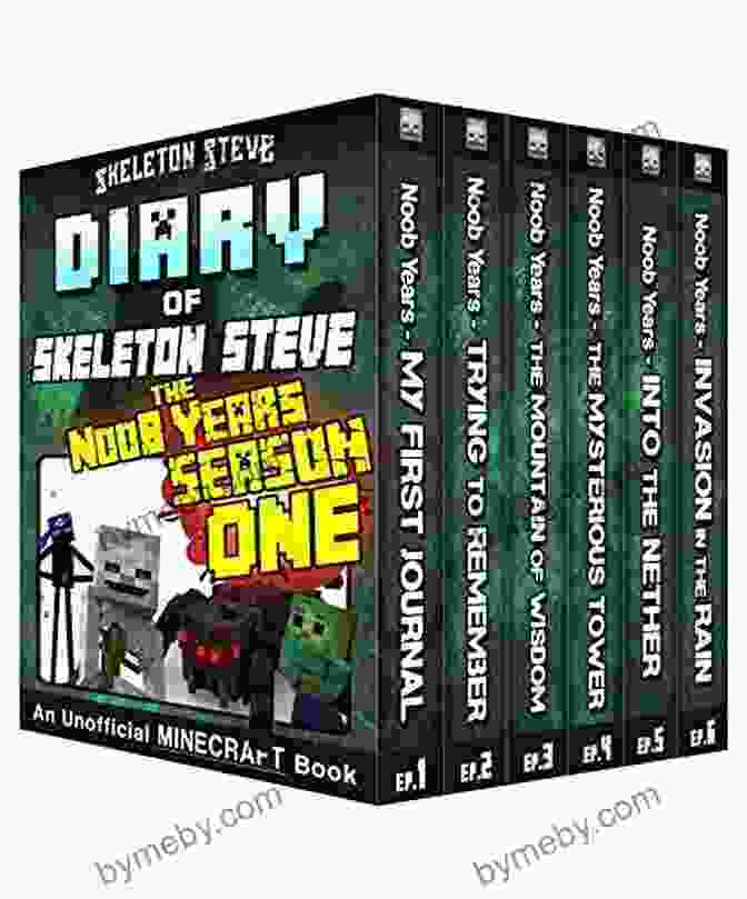 Skeleton Steve Sharing His Diary With Friends Diary Of Minecraft Skeleton Steve The Noob Years Season 1 Episode 3 (Book 3): Unofficial Minecraft For Kids Teens Nerds Adventure Fan Fiction Collection Skeleton Steve The Noob Years)