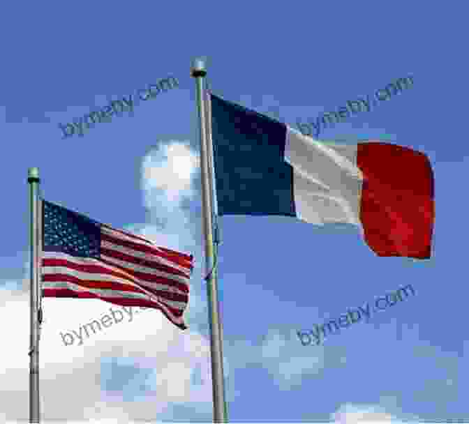 The French And American Flags Intertwine, Symbolizing The Enduring Friendship Between The Two Nations The Story Of The Statue Of Liberty