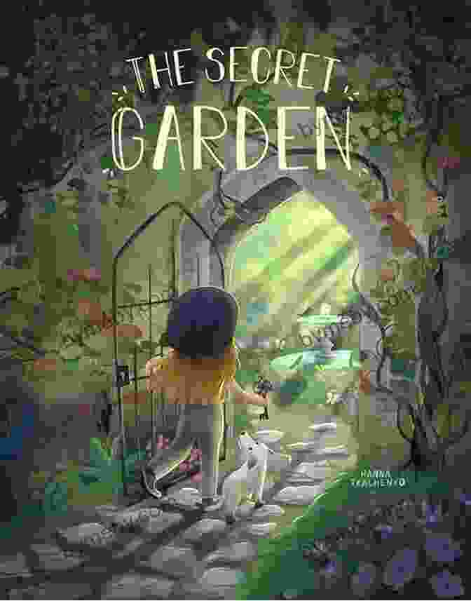 The Secret Garden Novel Cover, Showcasing A Young Girl Surrounded By Vibrant Flowers And Lush Greenery. The Room In The Attic: The TOP 10 Novel From Louise Douglas