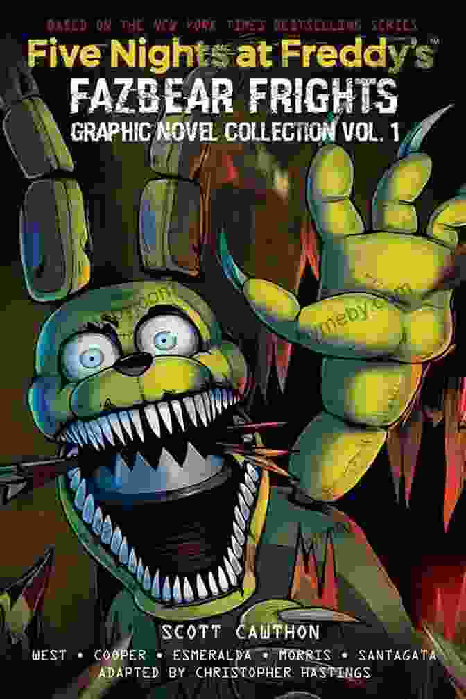 The Silver Eyes: Five Nights At Freddy's Graphic Novel Cover Art, Featuring A Shadowy Freddy Fazbear With Glowing Eyes And Sharp Teeth The Silver Eyes (Five Nights At Freddy S Graphic Novel #1)