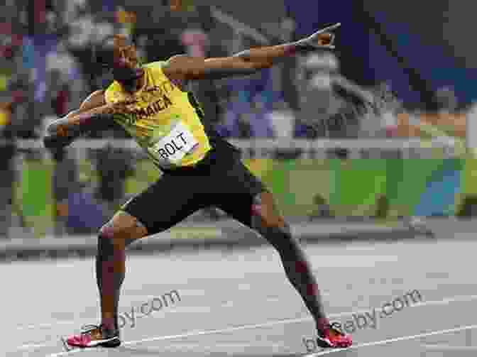 Usain Bolt Running Full Speed, Mid Air During A Race, With A Determined Expression On His Face Inspirational Lives: Usain Bolt Simon Hart