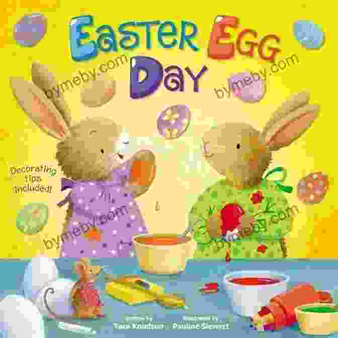 Vibrant And Captivating Cover Of 'Easter Egg Day' By Tara Knudson, Featuring A Cheerful Family Gathering Around A Table Laden With Easter Eggs Easter Egg Day Tara Knudson