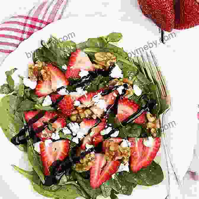 Vibrant Spring Salad With Fresh Strawberries, Spinach, Goat Cheese, And Walnuts Taste Of Home Farm To Table Cookbook: 279 Recipes That Make The Most Of The Season S Freshest Foods All Year Long