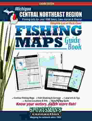 Central Northeast Michigan Fishing Map Guide