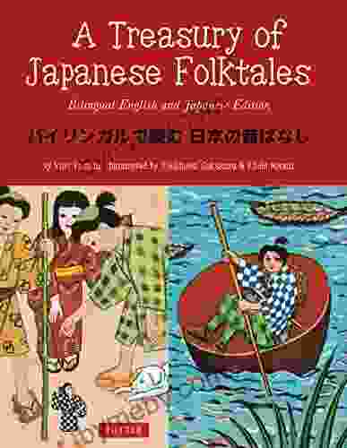 Treasury of Japanese Folktales: Bilingual English and Japanese Edition