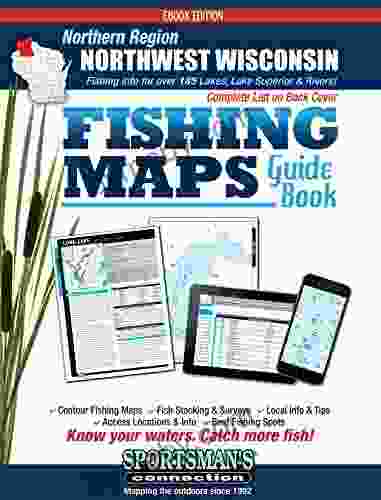 Northwest Wisconsin Northern Region Fishing Map Guide