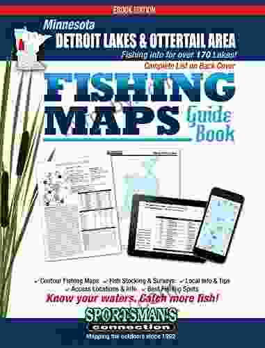 Minnesota Detroit Lakes Otter Tail Area Fishing Map Guide